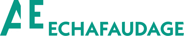 logo blanc horizontal Échafaudage Maine-et-Loire Anjou Loire Echafaudage